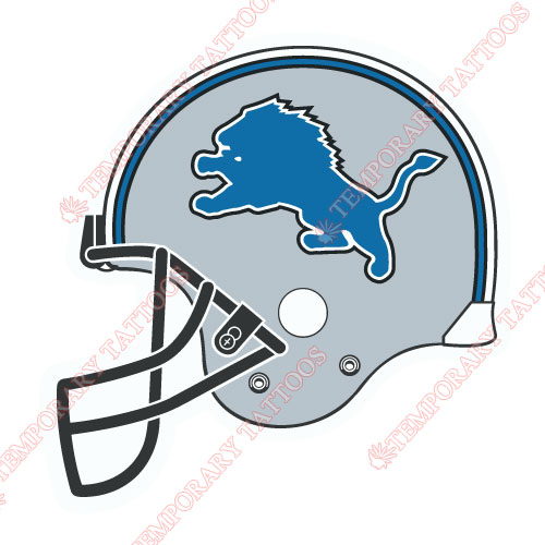 Detroit Lions Customize Temporary Tattoos Stickers NO.522